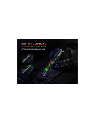 Linterna laser Fenix TK30R con potencia máxima 500 Lumens (Incluye una batería ARB-L21-6000 de 6000)