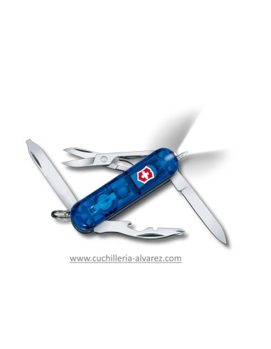Navaja multiusos Victorinox MIDNITE MANAGER Azul Transp. 0.6366.T2