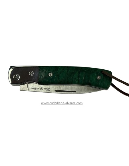 Navaja Nieto LORD Madera de haya estabilizada verde 370-V-HAYA