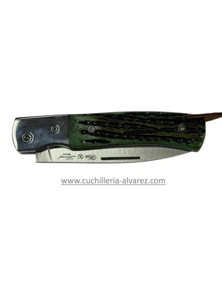 Navaja Nieto LORD Hueso verde 370-V-Hueso