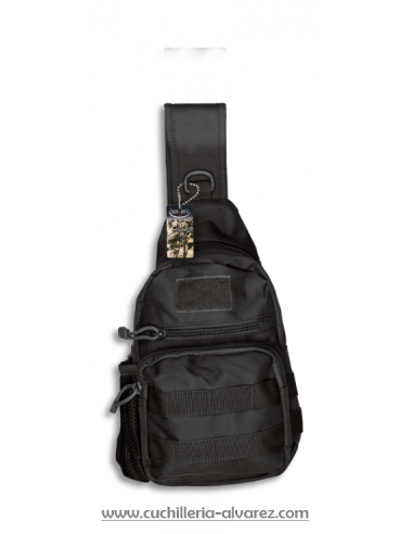 Bandolera BARBARIC NEGRA 3 LITROS 34886-NE en nylon 600D