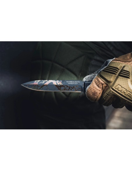 Cuchillo Extrema ratio REQUIEM EVO DARK Magnacut 0475/MGC/BLK-BLK