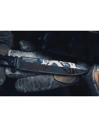 Cuchillo Extrema ratio REQUIEM EVO DARK Magnacut 0475/MGC/BLK-BLK