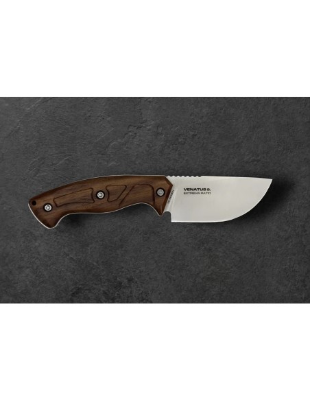 Cuchillo Extrema ratio VENATUS S NITRÓGENO WOOD SATIN 0091/NIT/SAT-W