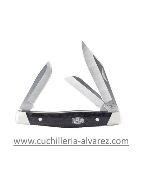 Navaja Buck STOCKMAN EBONY 420HC 301BRS2-B