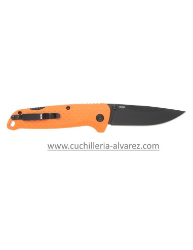 Navaja SOG ADVENTURER LB ORANGE + BLACK 13-11-02-43
