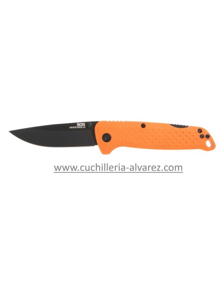 Navaja SOG ADVENTURER LB ORANGE + BLACK 13-11-02-43