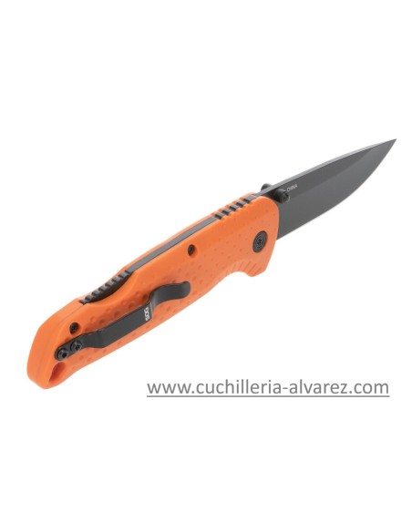 Navaja SOG ADVENTURER LB ORANGE + BLACK 13-11-02-43