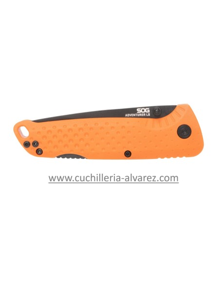 Navaja SOG ADVENTURER LB ORANGE + BLACK 13-11-02-43
