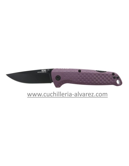 Navaja SOG ADVENTURER LB DUSK PURPLE + BLACK 13-11-04-43