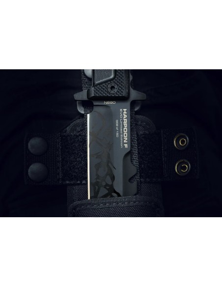Cuchillo Extrema ratio HARPOON F EVO LIMITED EDITION 0014/BLK/G10