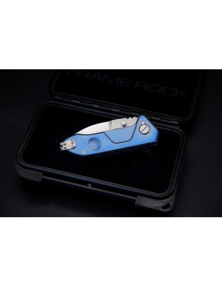 Navaja Extrema ratio FRAME ROCK TITAN BLUE/SATIN 0456/SAT/BLU