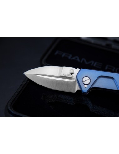 Navaja Extrema ratio FRAME ROCK TITAN BLUE/SATIN 0456/SAT/BLU