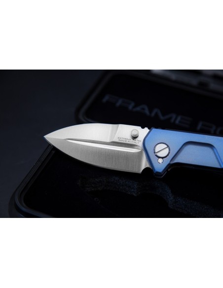 Navaja Extrema ratio FRAME ROCK TITAN BLUE/SATIN 0456/SAT/BLU