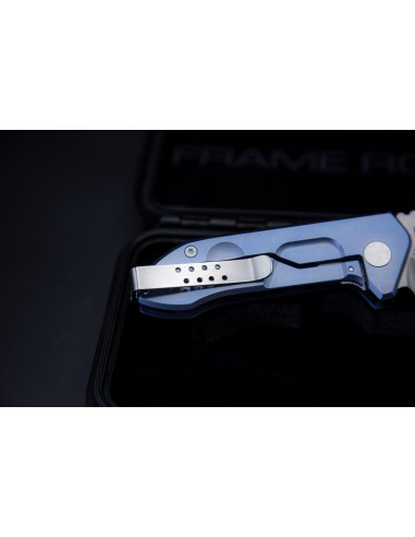 Navaja Extrema ratio FRAME ROCK TITAN BLUE/SATIN 0456/SAT/BLU