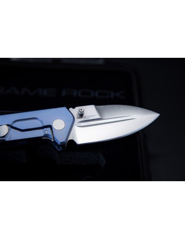 Navaja Extrema ratio FRAME ROCK TITAN BLUE/SATIN 0456/SAT/BLU