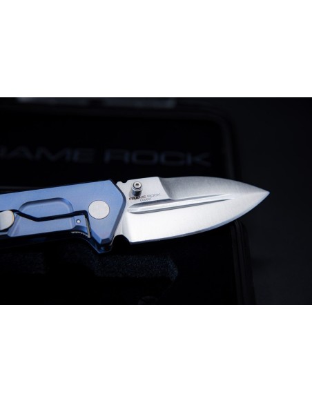 Navaja Extrema ratio FRAME ROCK TITAN BLUE/SATIN 0456/SAT/BLU
