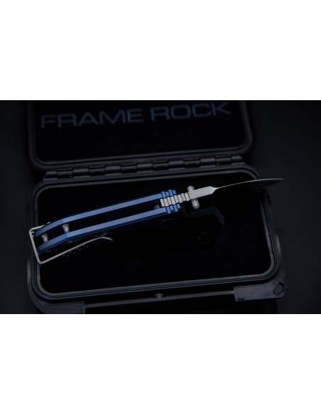 Navaja Extrema ratio FRAME ROCK TITAN BLUE/SATIN 0456/SAT/BLU
