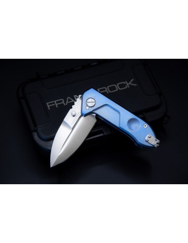 Navaja Extrema ratio FRAME ROCK TITAN BLUE/SATIN 0456/SAT/BLU