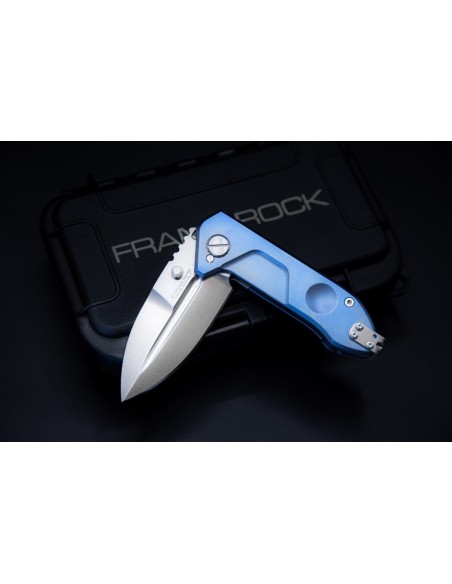 Navaja Extrema ratio FRAME ROCK TITAN BLUE/SATIN 0456/SAT/BLU