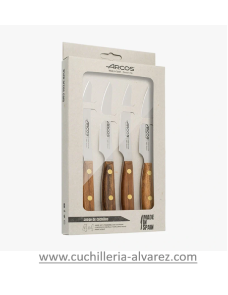 Set 4 pzas. Cuchillos chuleteros Serie Nórdika 100 mm 167400