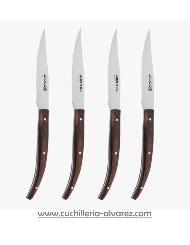 Juego 4 pzas Arcos. Chuleteros The Origin Madera de Palisandro