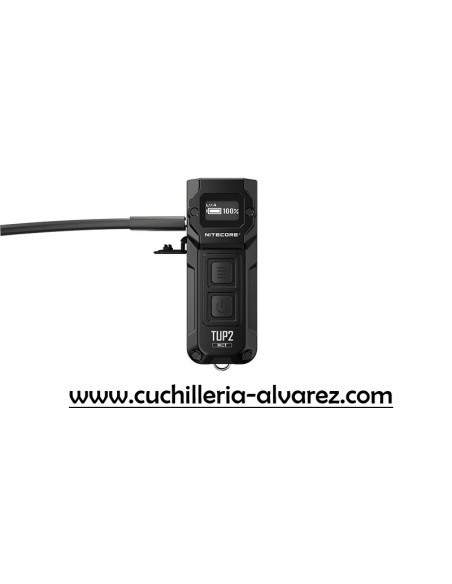 Linterna NITECORE Lampe porte-clés TUP 2 Noire - 1200 Lumens