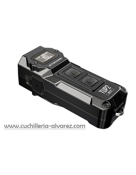 Linterna NITECORE Lampe porte-clés TUP 2 Noire - 1200 Lumens
