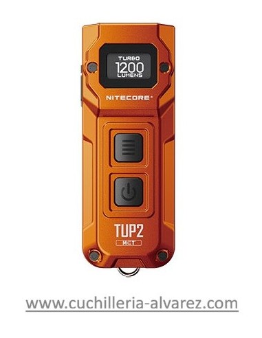 Linterna NITECORE Lampe porte-clés TUP 2 ORANGE NCTUP2O - 1200 Lumens