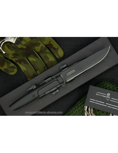 Cuchillo Extrema ratio VIPERA Total Black M390 0484/M3/BLK/BLK