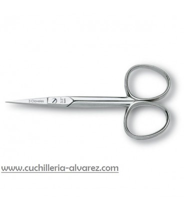 Tijera 02003 3 CLAVELES manicura curva