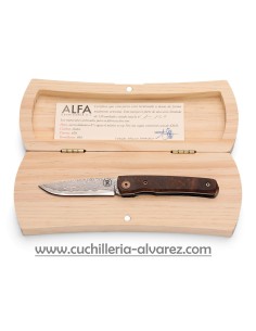 Navaja SALAMANDRA Martina Marron Damasco VG10  Limited Edition 317264