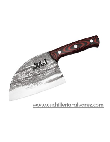 Samura MAD BULL SMALL CHOPPER MANNAIA G-10 BLACK&RED
