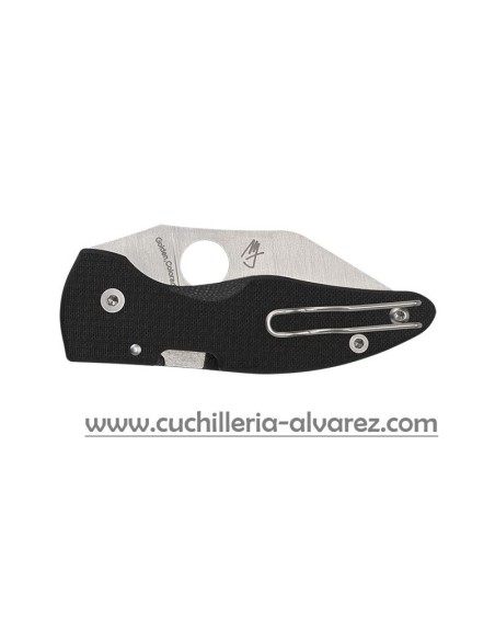Spyderco MICROJIMBO CARBON FIBER S90V PLAIN C264CFP