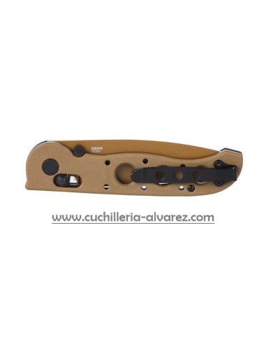 Navaja CRKT M16-X CROSSBAR LOCK DESERT TAN M16-02XD