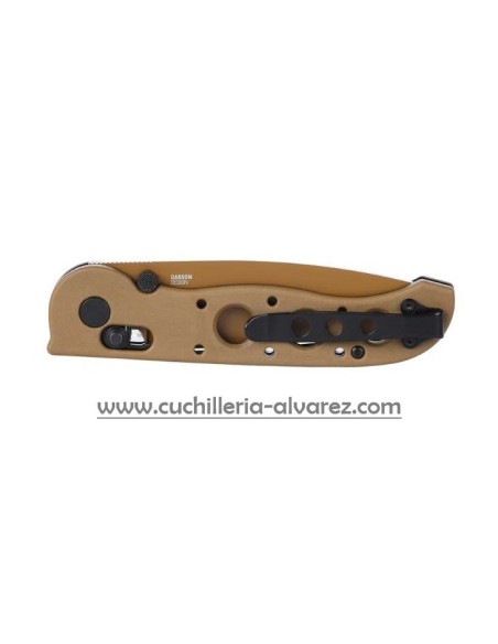 Navaja CRKT M16-X CROSSBAR LOCK DESERT TAN M16-02XD
