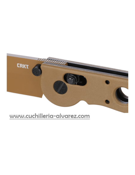 Navaja CRKT M16-X CROSSBAR LOCK DESERT TAN M16-02XD