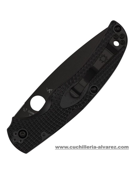 Spyderco Native Chief Lockback DLCC 244PBBK con acero inoxidable CTS-BD1.