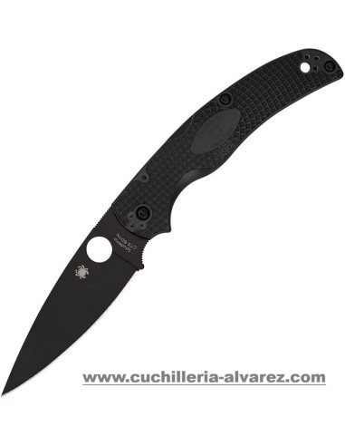 Spyderco Native Chief Lockback DLCC 244PBBK con acero inoxidable CTS-BD1.