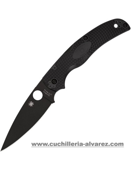 Spyderco Native Chief Lockback DLCC 244PBBK con acero inoxidable CTS-BD1.
