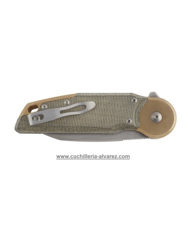 Navaja FOX METAMORPHOSIS GREEN MICARTA FX-556-B4