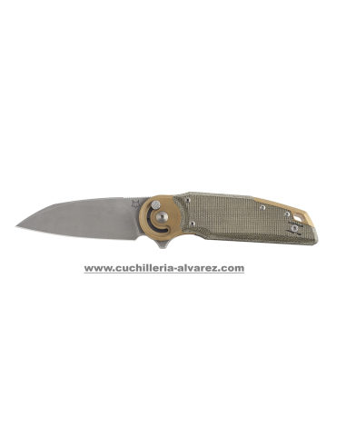 Navaja FOX METAMORPHOSIS GREEN MICARTA FX-556-B4