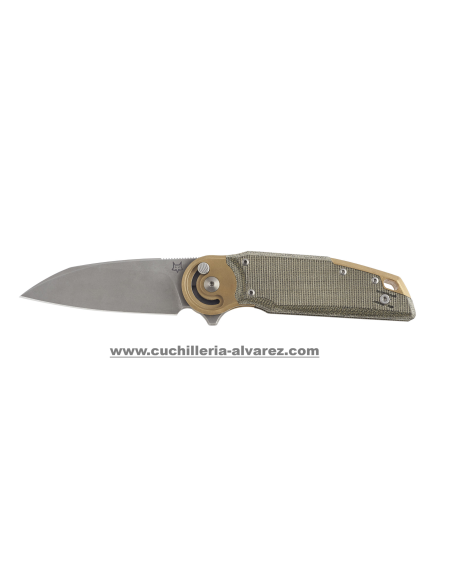 Navaja FOX METAMORPHOSIS GREEN MICARTA FX-556-B4