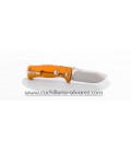 Navaja Lionsteel SR-1 Aluminio Naranja