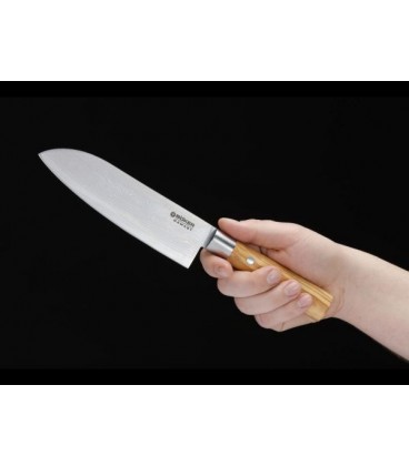 Cuchillo cocinero santoku boker damast 130437DAM