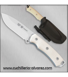 Cuchillo CHAMAN 140-M Mikarta negra