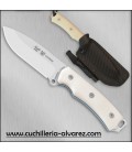Cuchillo Nieto CHAMAN 140-W KYDEX Micarta blanca
