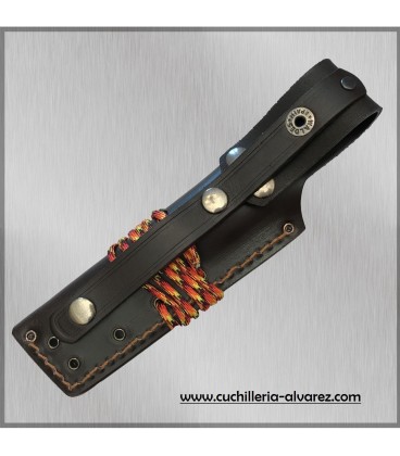 Cuchillo CHAMAN 139-A abedul rizado