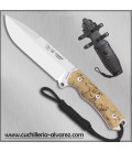 Cuchillo Nieto CHAMAN macro 141-A madera de abedul