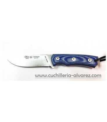 Cuchillo CHAMAN BUSCRAFT 139-B micarta azul